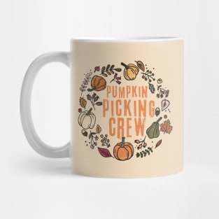 Pumpkin Picking Crew Halloween Mug